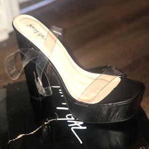NastyGal Platform Heels (size 8) SOLD OUT ON SITE